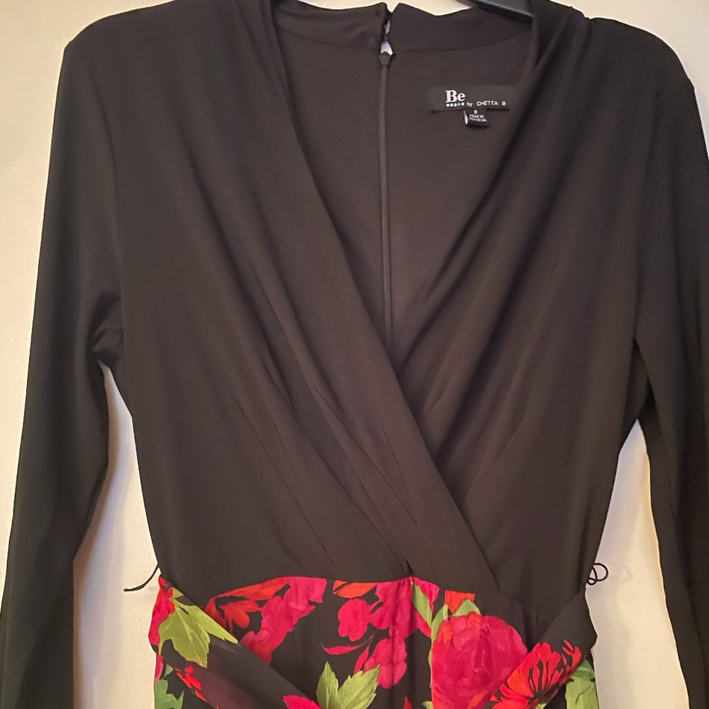 Beautiful Black and flowery dress